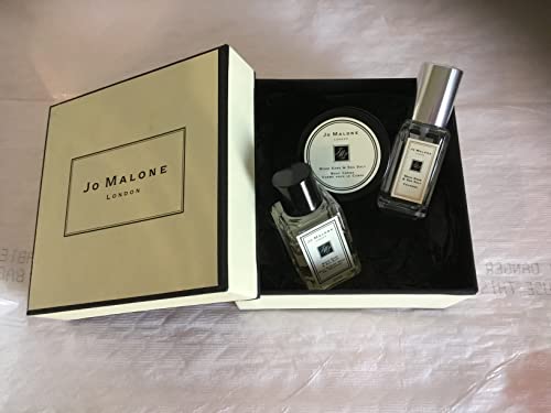 Jo Malone Wood Sage & Sea Salt, Peony & Blush suede duo. Mini Travel size .3oz / 9ml each.