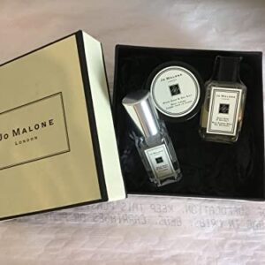 Jo Malone Wood Sage & Sea Salt, Peony & Blush suede duo. Mini Travel size .3oz / 9ml each.