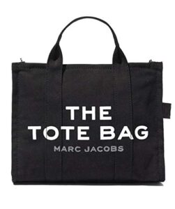 marc jacobs women’s the medium tote bag, black, one size