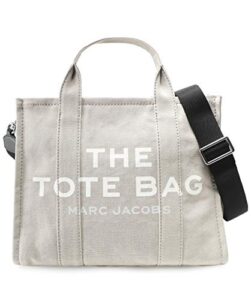 marc jacobs women’s the medium tote bag, beige, tan, one size