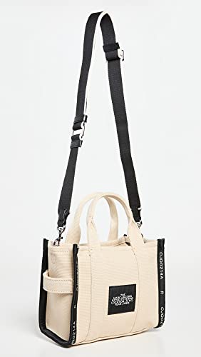 Marc Jacobs Women's The Jacquard Mini Tote Bag, Warm Sand, Tan, Graphic, One Size