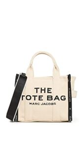marc jacobs women’s the jacquard mini tote bag, warm sand, tan, graphic, one size