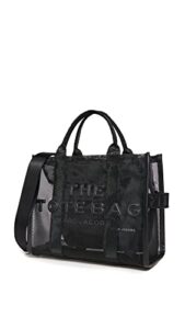 marc jacobs women’s the medium tote, blackout, one size