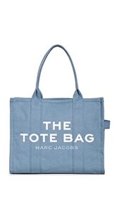 marc jacobs women’s the large tote bag, blue shadow, one size