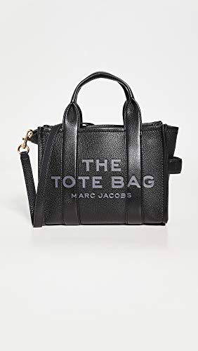 Marc Jacobs Women's The Leather Mini Tote Bag, Black, One Size