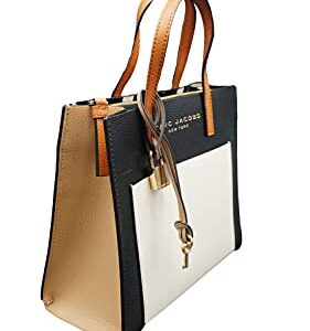 Marc Jacobs M0016132 Smoked Almond/Gold Hardware Women's Grind Colorblocked Mini Tote Bag