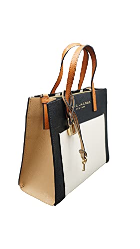 Marc Jacobs M0016132 Smoked Almond/Gold Hardware Women's Grind Colorblocked Mini Tote Bag