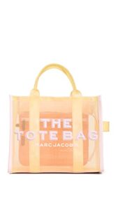 marc jacobs women’s the medium tote, yellow multi, one size