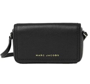 marc jacobs h107l01fa21 groove black with gold hardware pebbled leather women’s mini shoulder bag