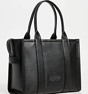 Marc Jacobs Women's The Leather Tote Bag, Black, One Size