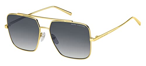 Marc Jacobs Women's Marc 486/S Square Sunglasses, Gold/Gray Shaded, 56mm, 15mm