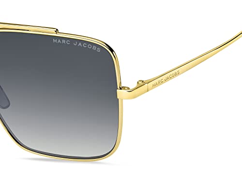 Marc Jacobs Women's Marc 486/S Square Sunglasses, Gold/Gray Shaded, 56mm, 15mm