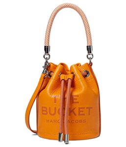 marc jacobs women’s the micro bucket bag, scorched, pink, orange, one size