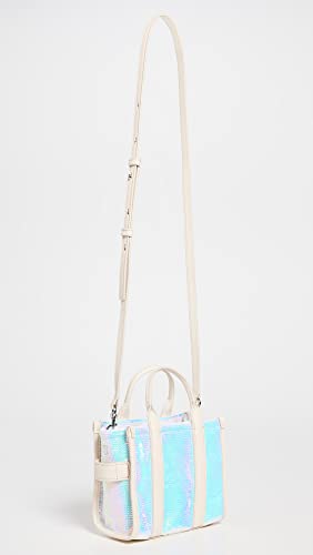 Marc Jacobs Women's The Micro Tote, Iridescent, Clear, One Size