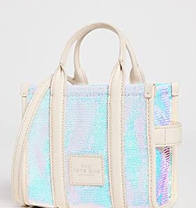 Marc Jacobs Women's The Micro Tote, Iridescent, Clear, One Size