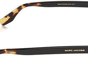 Marc Jacobs Marc 351/S Round Sunglasses, Black/Gray, 52mm, 19mm