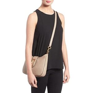 Marc Jacobs Interlock Small Leather Hobo Crossbody Bag, Taupe