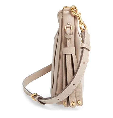 Marc Jacobs Interlock Small Leather Hobo Crossbody Bag, Taupe