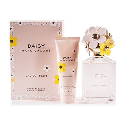 Marc Jacobs Daisy Eau So Fresh 2-Piece Fragrance Gift Set (Eau de Toilette Spray, 4.2 Ounce and Body Lotion, 2.5 Ounce )