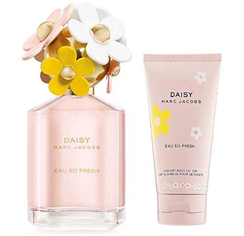 Marc Jacobs Daisy Eau So Fresh 2-Piece Fragrance Gift Set (Eau de Toilette Spray, 4.2 Ounce and Body Lotion, 2.5 Ounce )