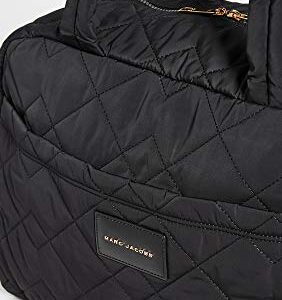 Marc Jacobs Quilted Nylon Large Bag, Black