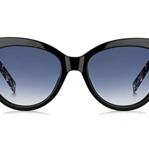 Marc Jacobs Women's Marc 310/S Cat Eye Sunglasses, Black Multi/Blue Shaded, 53mm, 18mm