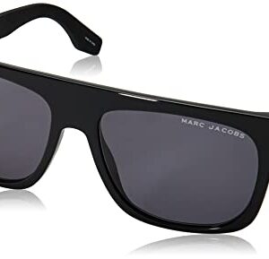 Marc Jacobs Womens Marc 357/S Sunglasses, Black/Gray, 56mm 17mm US