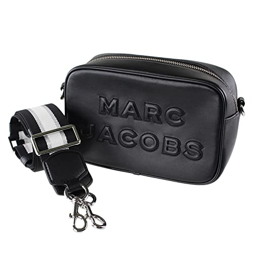 Marc Jacobs M0014465 Black/Silver Hardware Women's Flash Leather Crossbody Bag