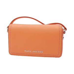 marc jacobs h107l0fa21-854 melon with silver hardware women’s groove leather mini crossbody bag