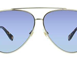 Marc Jacobs MJ 1007/S GB 006J Gold Havana Aviator Sunglasses for womens