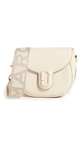 marc jacobs women’s the small saddle bag, cloud white, one size