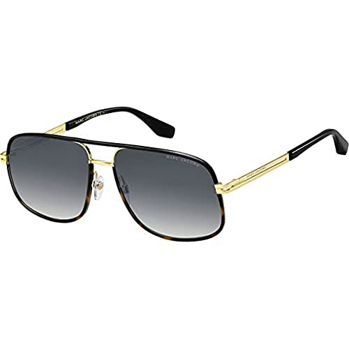 Marc Jacobs Men's Marc 470/S Square Sunglasses, Gold Havana/Gray Shaded, 60mm, 15mm