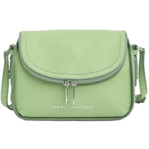 Marc Jacobs M0016932 Mint Green With Silver Hardware Groove Leather Mini Messenger Women's Bag