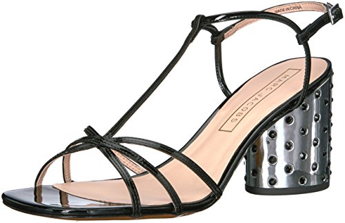 Marc Jacobs Women's Sheena Strap Sandal Heeled, Black, 38.5 M EU (8.5 US)