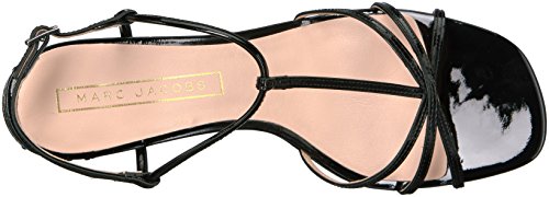 Marc Jacobs Women's Sheena Strap Sandal Heeled, Black, 38.5 M EU (8.5 US)