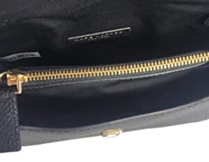 Marc Jacobs H104L01PF22 Black With Gold Hardware Women's Leather Shoulder Bag