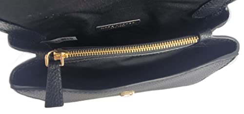 Marc Jacobs H104L01PF22 Black With Gold Hardware Women's Leather Shoulder Bag