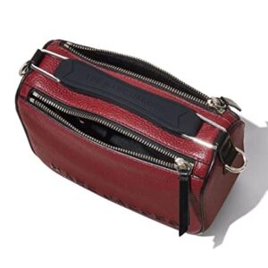 Marc Jacobs The Softbox 20 Vachetta Red With Silver Hardware Pebbled Leather Women's Shoulder Bag