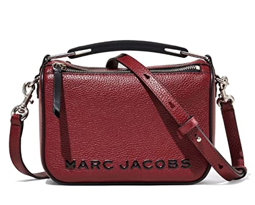 Marc Jacobs The Softbox 20 Vachetta Red With Silver Hardware Pebbled Leather Women's Shoulder Bag