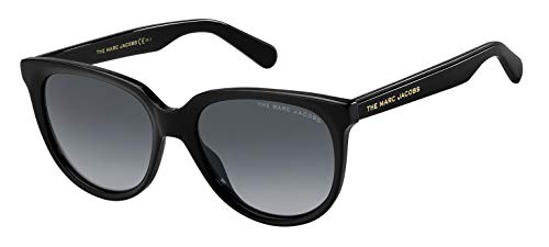 Marc Jacobs Women's Marc 501/S Cat Eye Sunglasses, Black/Gray Shaded, 54mm, 18mm