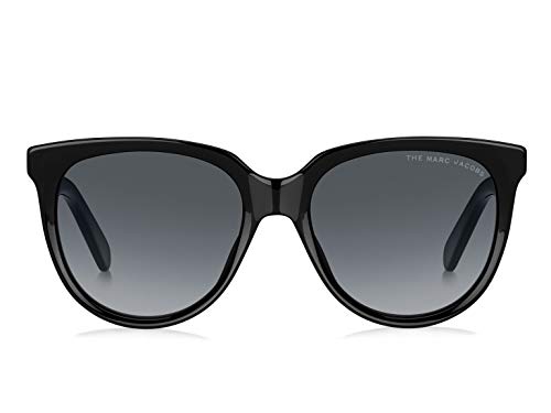 Marc Jacobs Women's Marc 501/S Cat Eye Sunglasses, Black/Gray Shaded, 54mm, 18mm