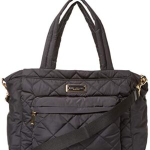 Marc by Marc Jacobs Crosby Nylon Quilted Diaper Bag, Black, Large