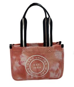 marc jacobs h013m06pf22 pink melon/orange/red multicolor women’s medium tote bag