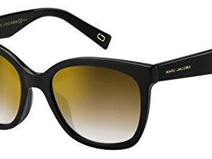 Marc Jacobs Women's MARC309/S Square Sunglasses, Black, 54 mm