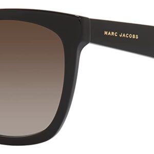 Marc Jacobs Women's MARC309/S Square Sunglasses, Black, 54 mm