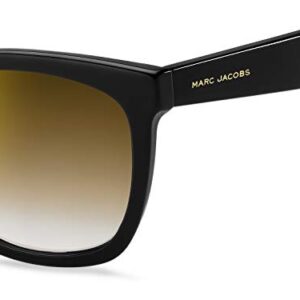 Marc Jacobs Women's MARC309/S Square Sunglasses, Black, 54 mm