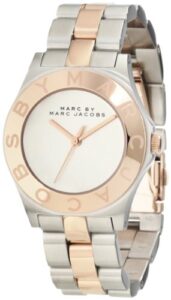 marc by marc jacobs women’s mbm3129 blade gold/silver watch