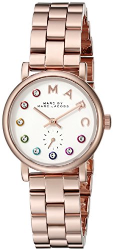 Marc by Marc Jacobs Women's MBM3443 Baker Analog Display Rose Gold-Tone Watch