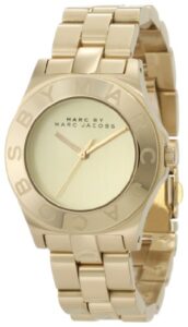 marc by marc jacobs women’s mbm3126 blade gold watch