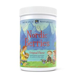 nordic naturals nordic berries, citrus – 200 gummy berries – great-tasting multivitamin for ages 2+ – growth, development, optimal wellness – non-gmo, vegetarian – 50 servings